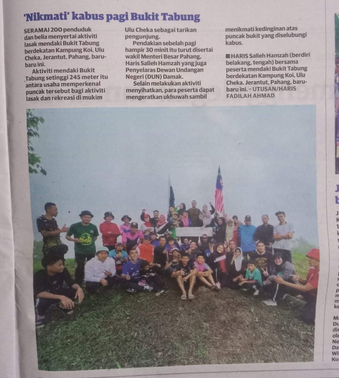 BUKIT TABUNG BERITA HARIAN 17 JULAI 2023