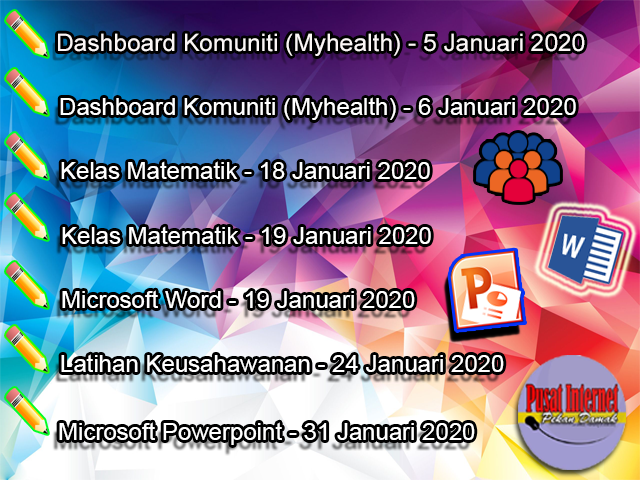 JADUAL AKTIVITI JAN 2020