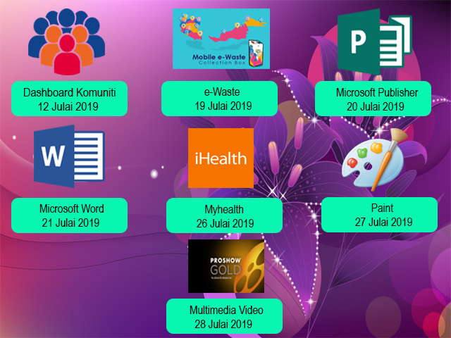 JADUAL AKTIVITI JULAI 2019