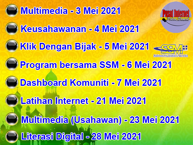 JADUAL AKTIVITI MEI 2021