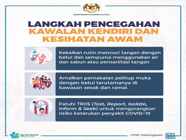 LANGKAH PENCEGAHAN KAWALAN KENDIRI DAN KESIHATAN AWAM NOV2022